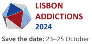 Logotipo da Lisbon Addictions 2024.